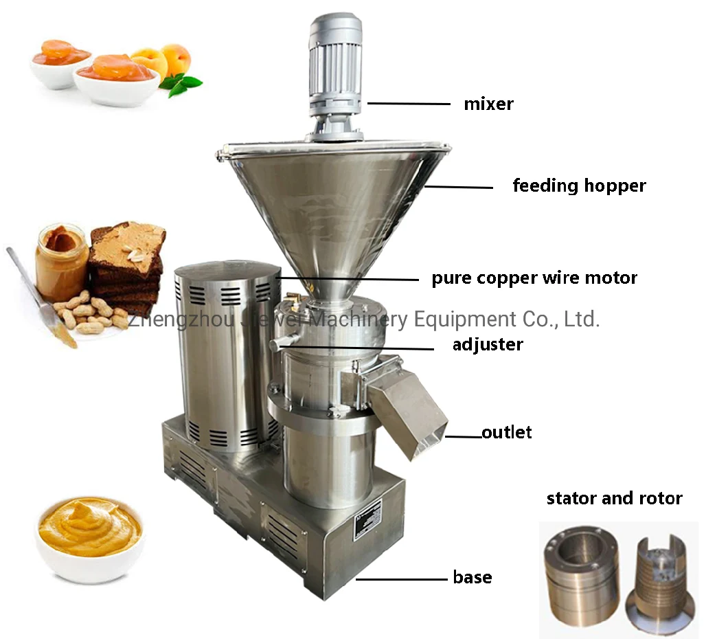 Electric Small Colloid Mill Grinding Machine Seseme Paste Tahini Making Machine Sesame Seed Grinder Machine Colloid Mill Machine