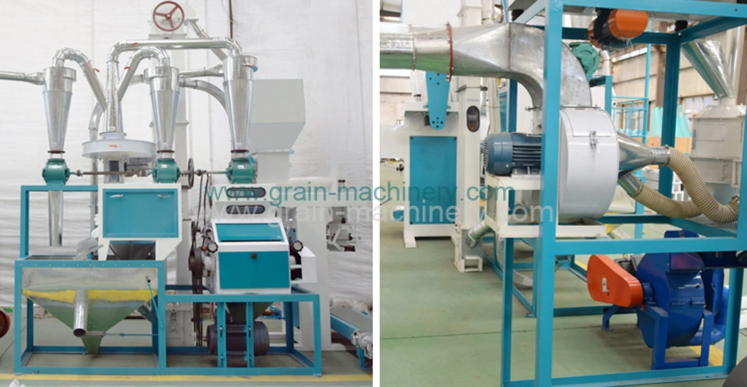 CE ISO 10 - 15 Tpd Complete Set Maize Corn Meize Flour Meal Powder Grits Mill Milling Grinding Making Grind Machine at Low Price Life-Long After-Sell Service