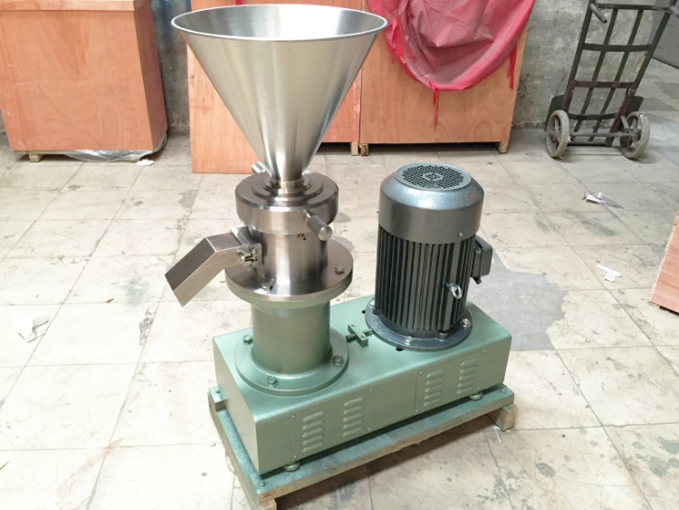 7.5kw Colloid Mill Peanut Butter Grinding Machine Tahini Sesame Tomato Sauce Making Machine