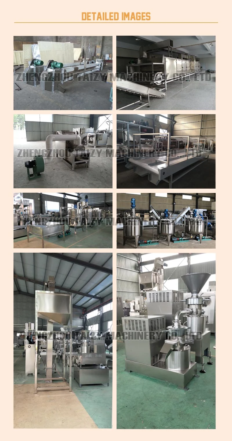 Professional Factory Automatic Industrial Peanut Butter Production Line Tahini Making Machine From Amy