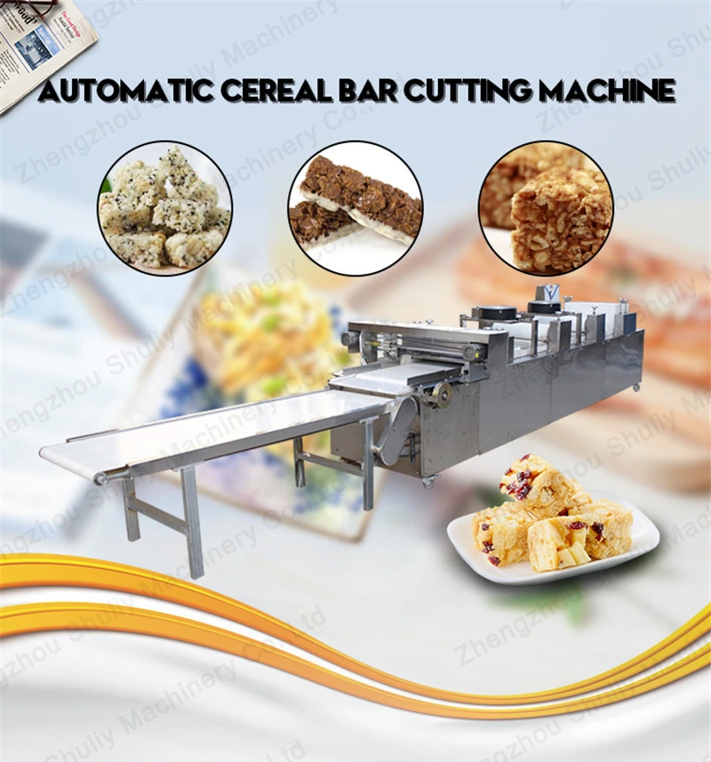 Peanut Tahini Candy Cutting Granola Cereal Bar Making Machine