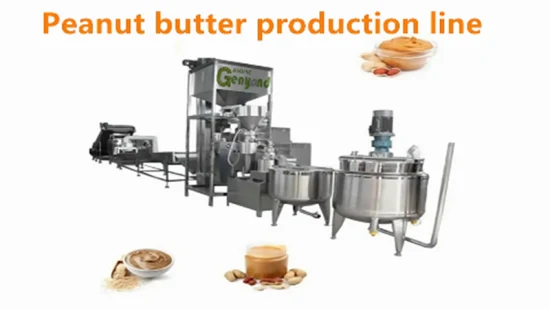タヒニとハルバの生産ライン/ピーナッツバター製造機